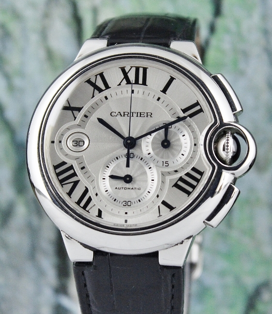 (image for) Cartier Ballon Bleu XL Stainless Steel Automatic Mens Watch / W6920003